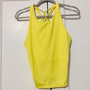 🔥💛✨ FABLETICS "ELECTRIC LEMON" AIRLITE STRAPPY TANK TOP (SMALL) ✨💛🔥